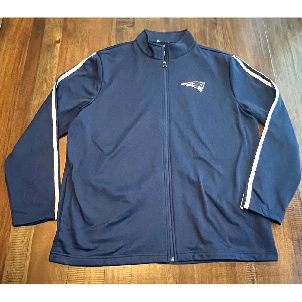 NFL New England Patriots Official Team Apparel Navy Full Zip Jacket
Mens XL - Picture 7 of 8